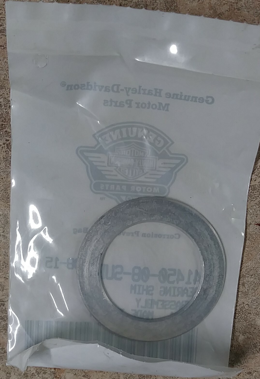 Harley Davidson Front Wheel Bearing Shim 4145008 New Old Stock