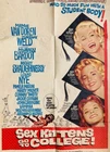 SEX KITTENS GO TO COLLEGE vintage ONE SHEET MOVIE POSTER 1960 Bardot Mamie Doren