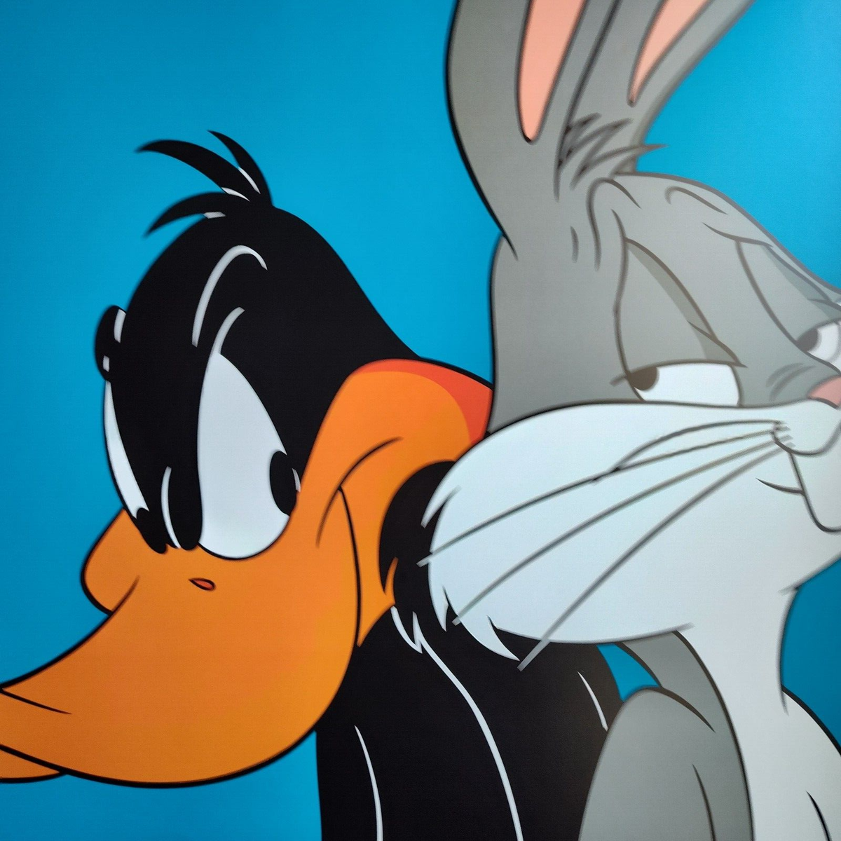 1998 WARNER BROS LITHOGRAPH LIMITED VINTAGE LOONEY TUNES BUGS BUNNY DAFFY  DUCK