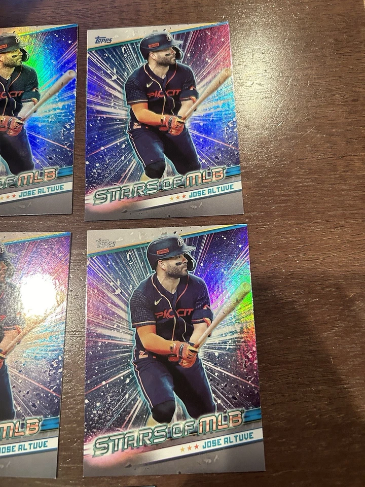 2024 Topps Series 2 - Stars of MLB #SMLB-40 Jose Altuve Astros - 5 cards - Image 4 of 4