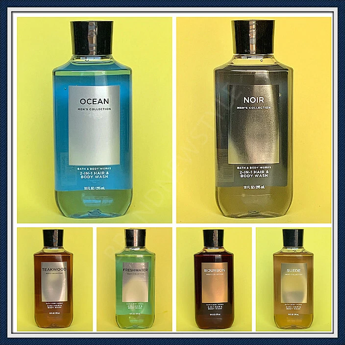 Bath & Body Works MENS Signature Collection 2 in 1 HAIR BODY WASH NEW VERSION