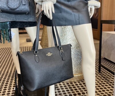 NWT COACH GALLERY TOTE HANDBAG BLACK CH285 | eBay