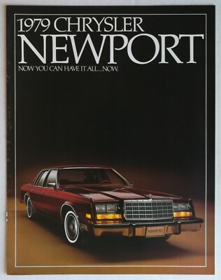 Vintage 1979 Chrysler Newport Full Color Original Brochure 323