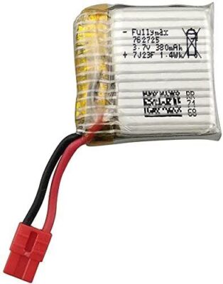 Lot De 5 Batteries LiPo 3.7V 350mAh 1S Avec Chargeur 5-en-1 – Connecteur Molex – Pour Drones Et Avions RC – Syma, WLToys, XK, Etc. – Protection Intégrée