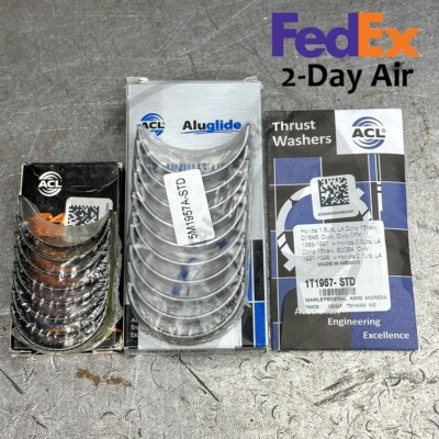 ACL Bearings (Race Rod 4B1972HX .001'') STD Main 5M1959A Thrust K20A2 K24A1 K24A2
