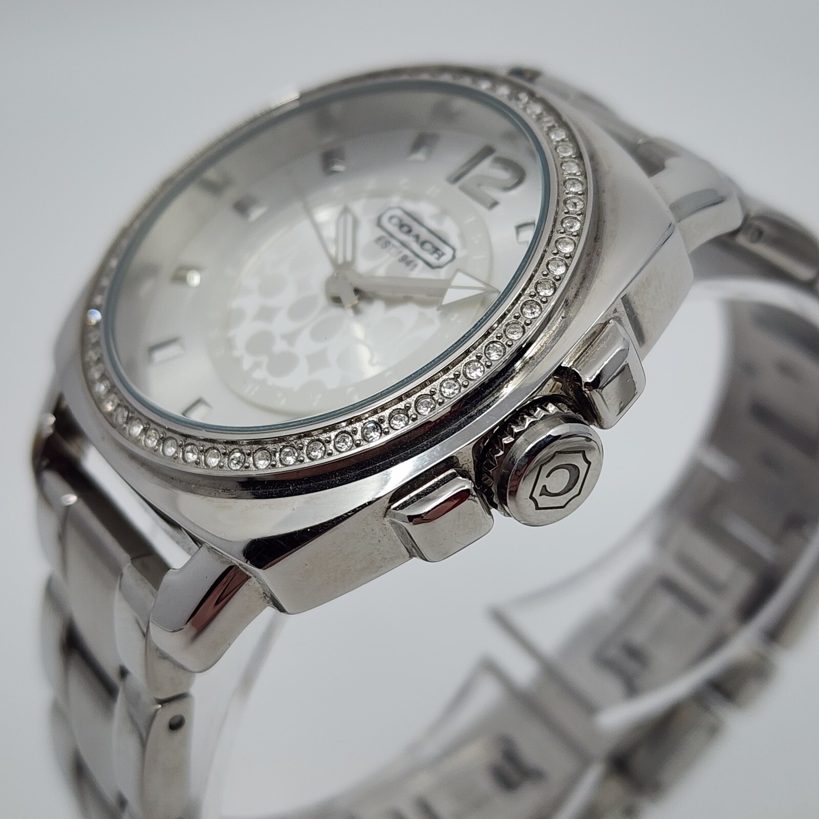 COACH Womens Stainless Steel Quartz Watch CA437140537S Battery Operated