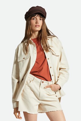 BRIXTON WOMEN BOWERY BOYFRIEND OVERSHIRT GR: S NATURAL