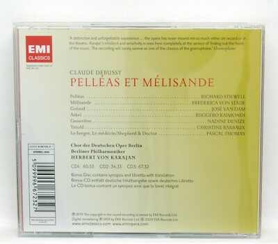Great Recordings Of The Century - Debussy: Pelleas Et Melisande / Karajan Von Stade Stilwell Van Dam et al［CD］ Pelléas et Mélisande (Herbert von Karajan recording) - Wikipedia