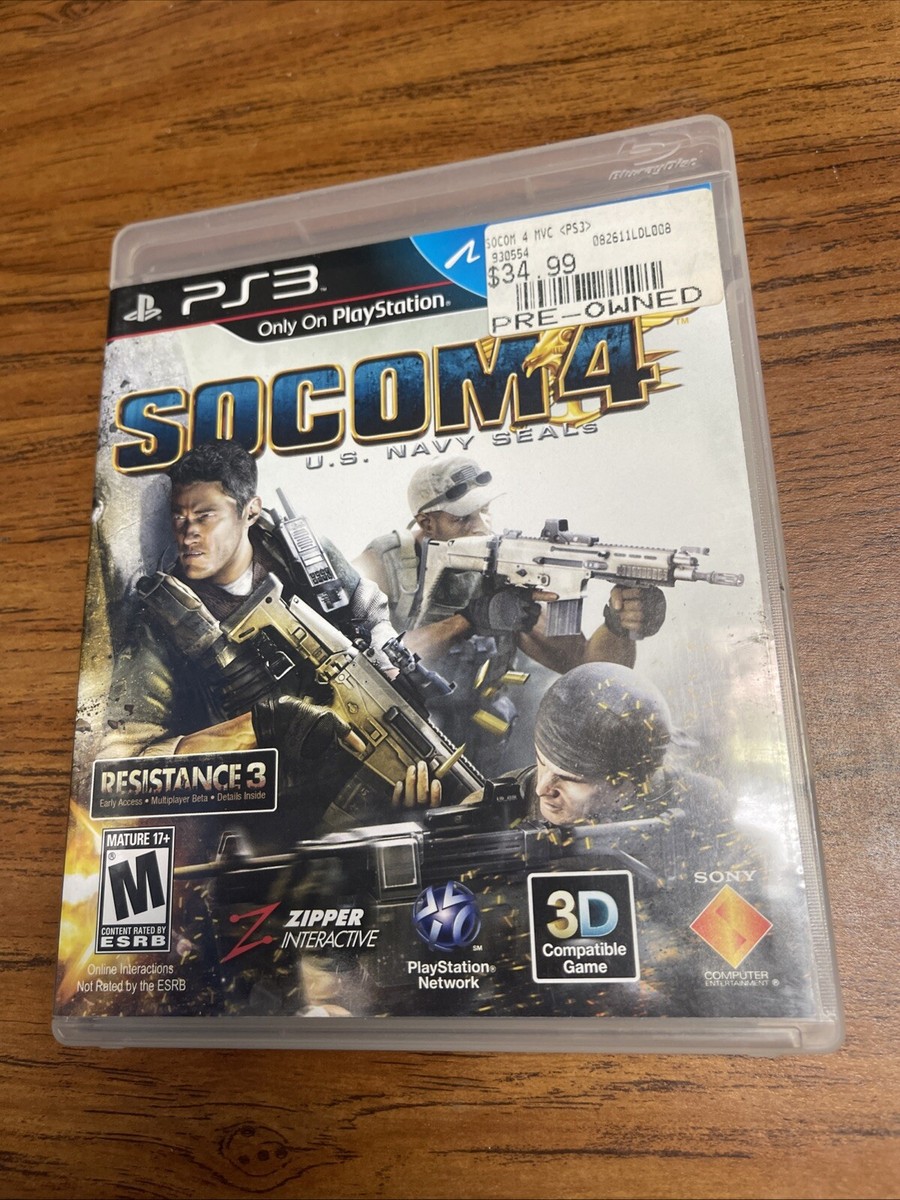 SOCOM 4: U.S. Navy SEALs (Sony PlayStation 3, 2011) | eBay