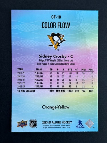 2023-24 Upper Deck Allure - Color Flow Parallels - Pick your cards! - Picture 87 of 213