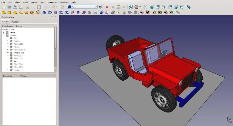 3D 2D CAD design assistido por computador software modelo engenharia Windows Mac PC App - Imagem 2 de 3