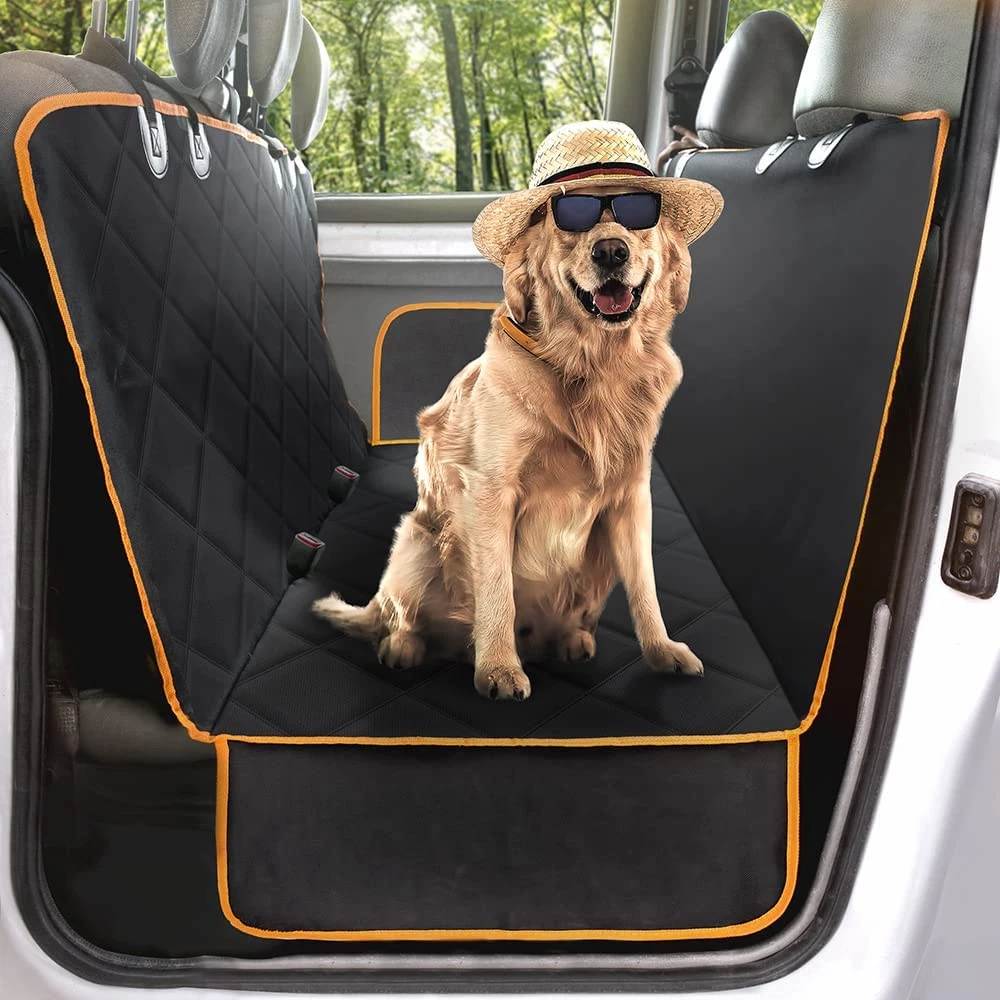 Dog Seat Cover for Back Seat - Nonslip Car Seat Protector for Dogs, 100%  Waterpr