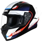 SMK Stellar Sport Flight Black White Blue Red + Dark Visor