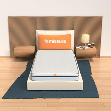 Materasso in Memory Foam per Letto Singolo, Misura 80X190 Cm Altezza 22 Cm, Orto