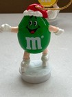 M & M Christmas Candy Topper Ornaments Lot Of 3 Red Green Yellow 1989 — photo 5