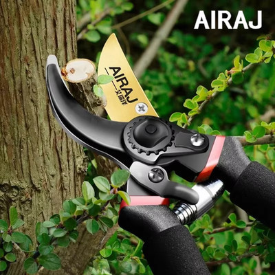 AIRAJ Pruning Shear Garden Tools Scissors Plant Sharp Branch Pruners Protection