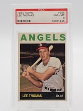 LEE THOMAS 1964 TOPPS BASEBALL #255 PSA 8 Q7113