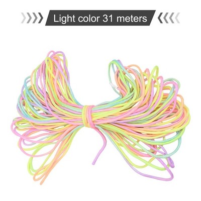 Regenbogenfarben Fallschirmschnur für Camping und Survival 7 Strang Design
