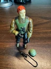 Vintage GI Joe Artilleryman "Thunder" 95% complete. missing visor and headset
