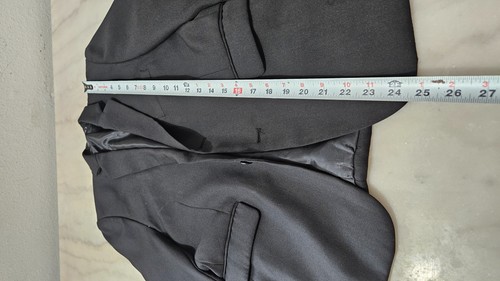 Tazio Black Wool Shell Tetron Silk Lining Blazer Two Button Boy's Coat Size M - Picture 7 of 10