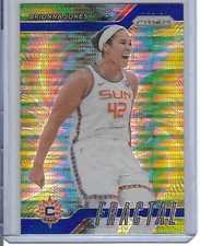 2024 Panini Prizm WNBA Fractal Blue Pulsar Prizm 106/199 Brionna Jones #9 Sun