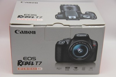 NEW Canon EOS Rebel T7 24.1MP Digital SLR Camera with EF-S 18-55 IS II Lens Kit