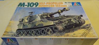 ITALERI 235 M-109 SELF PROPELLED HOWITZER 155MM - 2 VERSIONS  1:35
