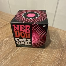 Nee Doh Needoh Fuzz Ball The Velvet Squeeze Fidget TikTok Pink
