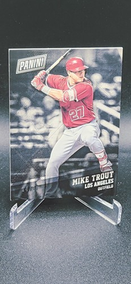 #ad 2017 Panini Black Friday Mike Trout #21 Thick Stock 50 $17.50