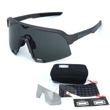 100% S3 Cycling Glasses MTB Road Bike Goggles 3 Lens Polarized Sunglasses UV400