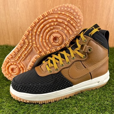 Nike Lunar Force 1 High Duckboot Ale Brown 805899-202 Men US 9.5 New Without Box
