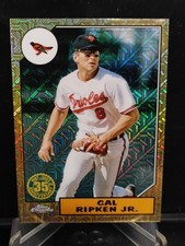 Cal Ripken Jr. 2022 Topps Chrome Silver Pack Mojo Refractor #T87C-86 - Baltimore