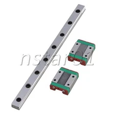 MGN12 CNC Tool Miniature Linear Guide with Double Slider Set 200mm
