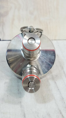 #ad MINI KEG BEER BREWING STAINLESS STEEL GROWLER DISPENSER TAP QUICK CONNECTOR $25.00