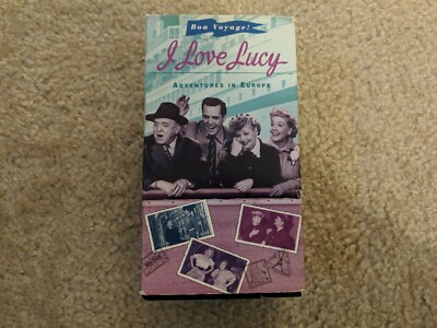 I Love Lucy Adventures in Europe ( Set of 3 VHS tapes) Bon Voyage! , CBS Video