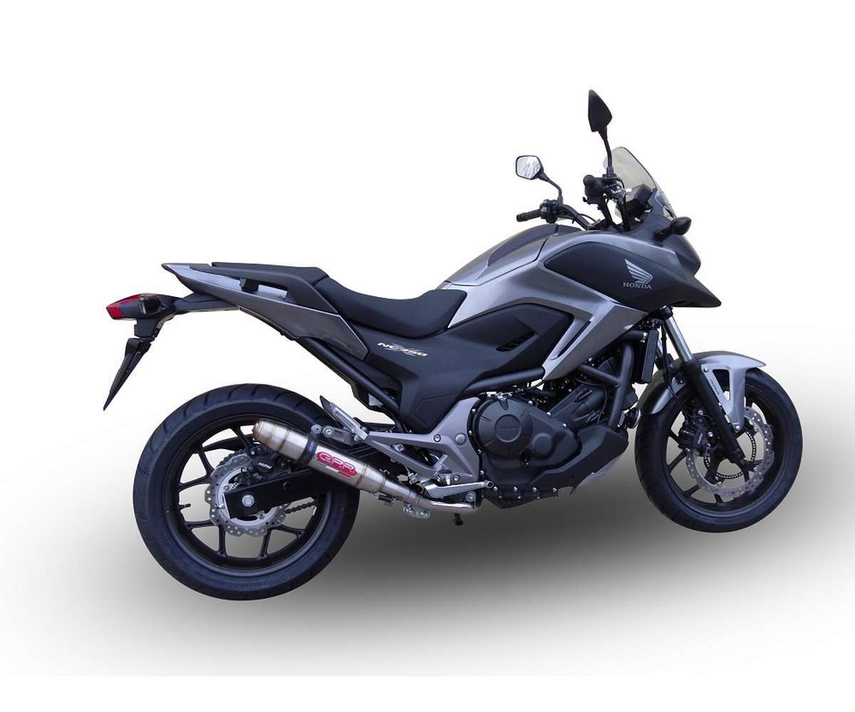 Exhaust Muffler GPR Deeptone Inox Approved Honda Nc 750 X - S Dct 2021 2023