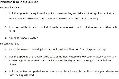 Locking Bank Bag Canvas With Hard Handles black - Picture 2 of 2