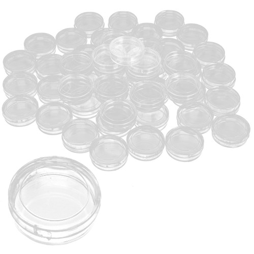 50 Pcs/Cylindrical Container For Watch Parts Storage Watch Tiny Spares Case FS0 - Picture 11 of 12
