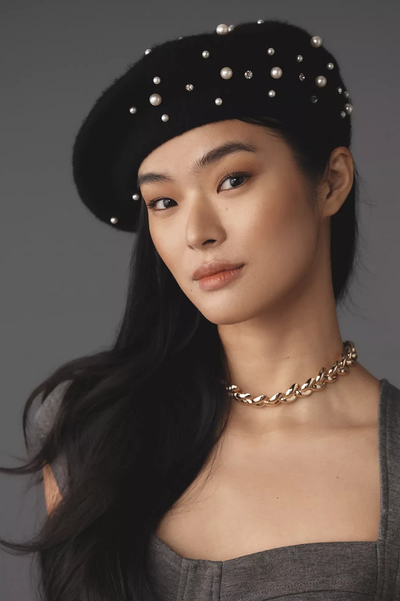 Anthropologie Black Hats for Women for sale | eBay display picture 3