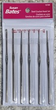 Susan Bates Steel Crochet Hook Set Sizes 0 1 7 8 9 10