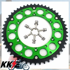 KKE 50T REAR HYBRID GREEN SPROCKET FIT KAWASAKI KX250F KX450F 2006-2021 KLX450R