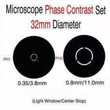32mmmm Phase Contrast Rings PH1 and PH2