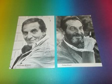 2 x Pinkas Braun film signed autograph autograph on autograph card