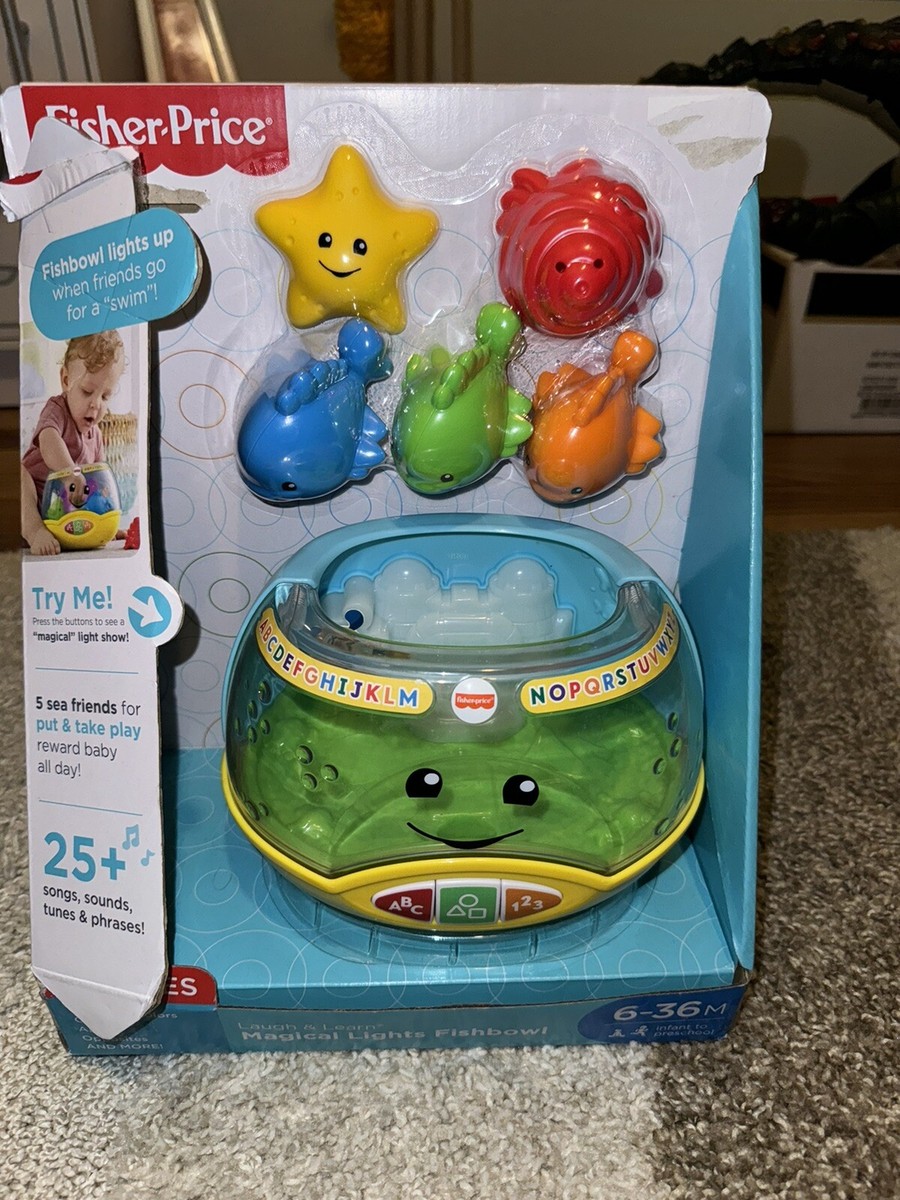 Fisher-Price Laugh Learn Magical Lights Fishbowl DYM75 *NEW* 6mo-3 Years  Toy