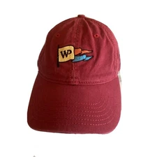 Waite 6 Peirce Salem Massachusetts Red Hat Cap Adjustable