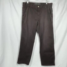 Jake Agave Pants Men's 36 Brown El Patron Relaxed Fit Straight Cut Scorpion