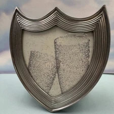 Elias Artmetal Cuvée Dom Perignon Shield Pewter Picture Frame