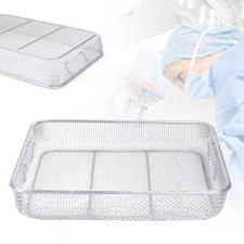 Sterilization tray box case Stainless Steel surgical instruments disinfection US
