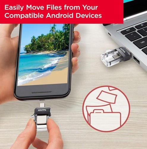 Summer Blow Out Sale SanDisk 256GB Ultra Dual Drive m3.0 for Android - Picture 6 of 7