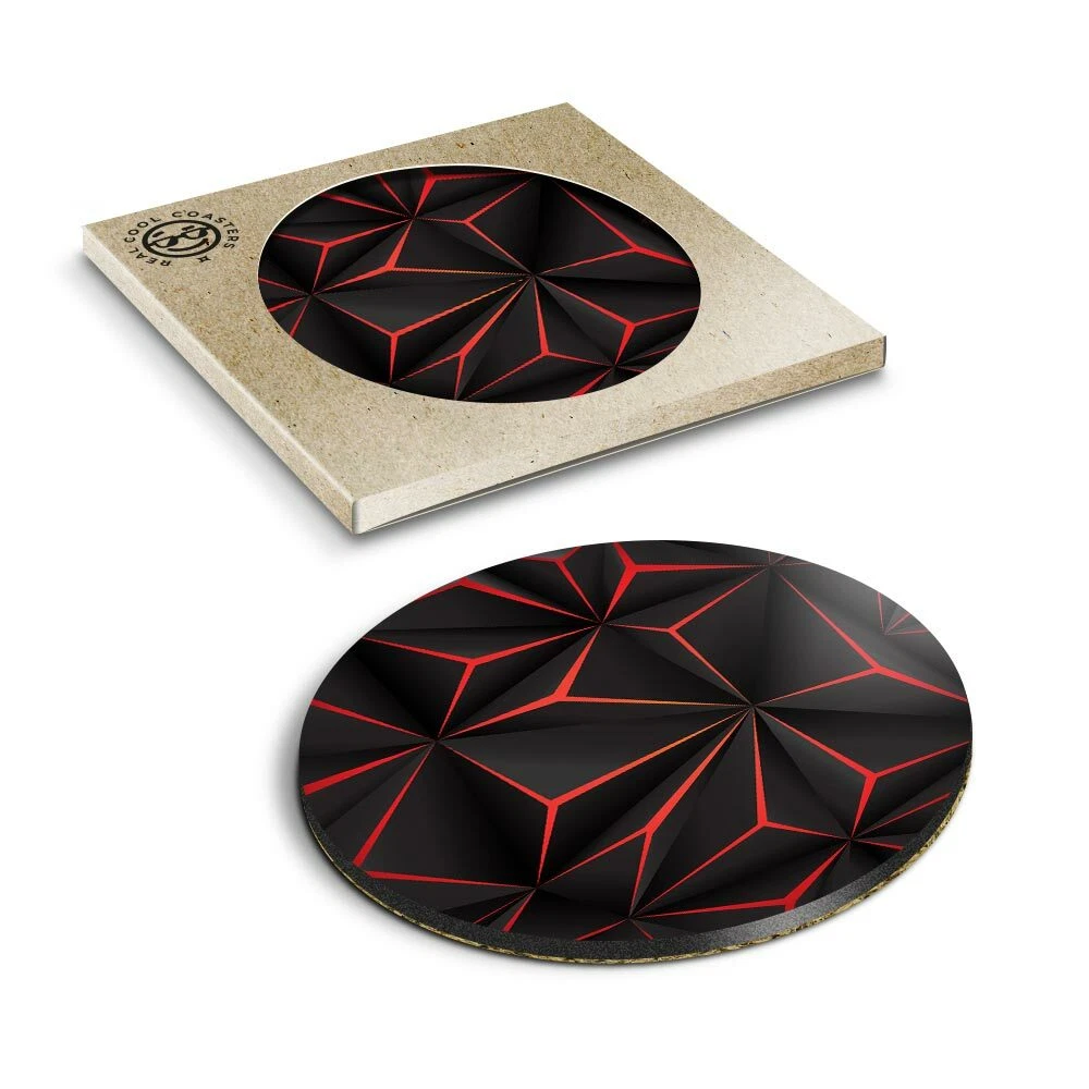 Red round coasters sale